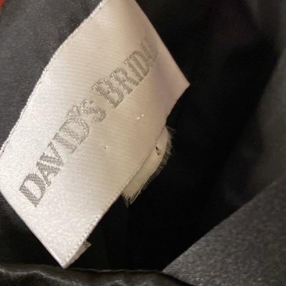 David’s Bridal Elegant Black Maxi Dress - Picture 6 of 6